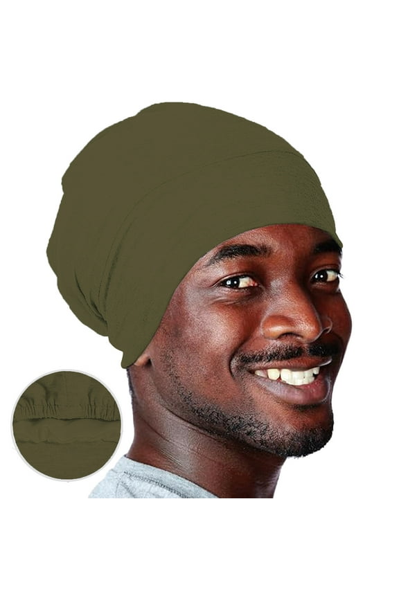 Wool Beanie Y2k Beanie Knitted Hats for Women Mens Beanie Fuzzy Hat Knit Hats for Women Skull Cap Army Green One Size