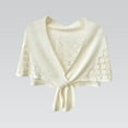 thumbnail image 1 of Uqiangy Wrap Sweater for Women Poncho Tops for Women Shawls and Wraps Womens Wraps and Shawls Dress Shawl Sweater Scarf with Sleeves Knitted Poncho White One Size, 1 of 7