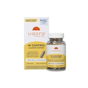 Uqora in Control Bladder Support - Daily Bladder Care & Support for Urinary Comfort - Made with botanicals, Like Horsetail & Spicebush - Gluten-Free & Vegetarian - 60 Capsules