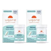 Uqora Promote - Support Vaginal Health* - Probiotic for Women with Lactoferrin, Lactobacillus Acidophilus & Lacticaseibacillus Rhamnosus - Vaginal Probiotics - Gluten-Free - 30 Capsules 2 Pack