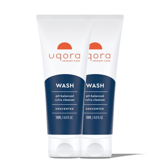Uqora Wash pH-Balanced Vulva Cleanser, Feminine Wash, 4 fl oz, 2 Pack