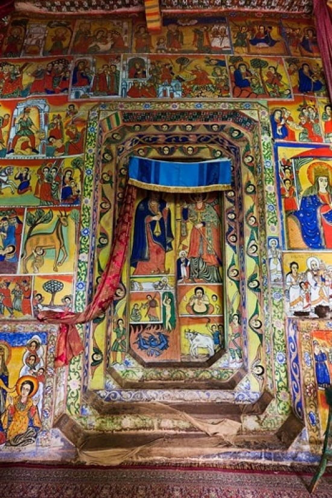 Ura Kidane Meret monastery Lake Tana Ethiopia Canvas Art - Martin Zwick DanitaDelimont (18 x 24)