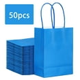 thumbnail image 1 of Uralili 50-Pack Gift Bags with Handles – Versatile Party Favor Bags for Weddings, Birthdays, and Celebrations – Eco-Friendly 6.3x4.7x2.4" Multi-Use Bags, 1 of 5