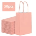 thumbnail image 1 of Uralili 50-Pack Gift Bags with Handles – Versatile Party Favor Bags for Weddings, Birthdays, and Celebrations – Eco-Friendly 6.3x4.7x2.4" Multi-Use Bags, 1 of 5