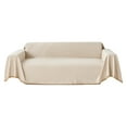 thumbnail image 1 of Uranda Couch Cover Sheet Blanket 35.4*35.4 In, Small Furniture Decoration Cover Sofa Slipcovers, L-Shape U-Shaped Sectional Protector for Cats Dogs (Coffee), 1 of 6