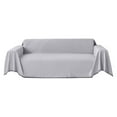 thumbnail image 1 of Uranda Couch Cover Sheet Blanket 35.4*35.4 In, Small Furniture Decoration Cover Sofa Slipcovers, L-Shape U-Shaped Sectional Protector for Cats Dogs (Gray), 1 of 6