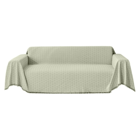 Uranda Couch Cover Sheet Blanket 35.4*35.4 In, Small Furniture Decoration Cover Sofa Slipcovers, L-Shape U-Shaped Sectional Protector for Cats Dogs (Green)