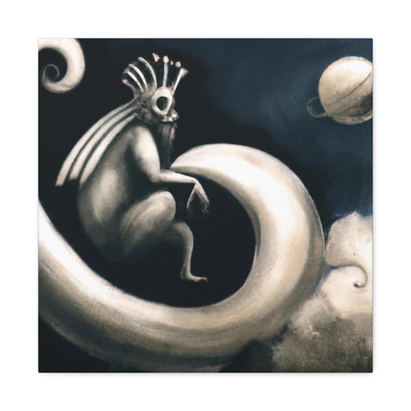 Uranus in Rococo Splendor - Canvas