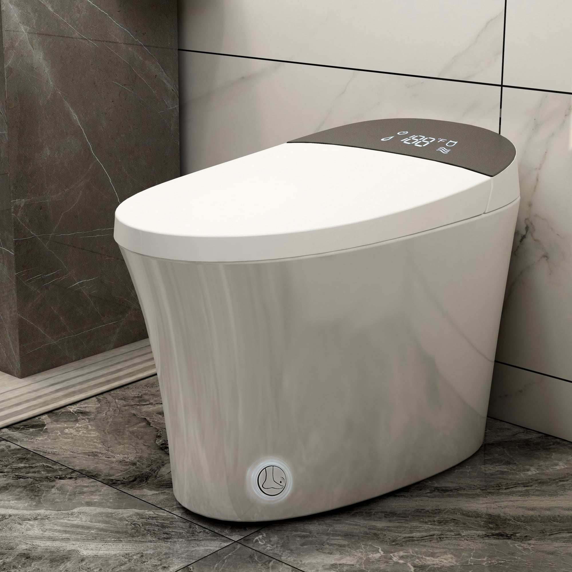 生活家電 Smart heated and sprayed toilet with full features Smart Toilet with Build-in Bidet Seat, Tankless Toilet with