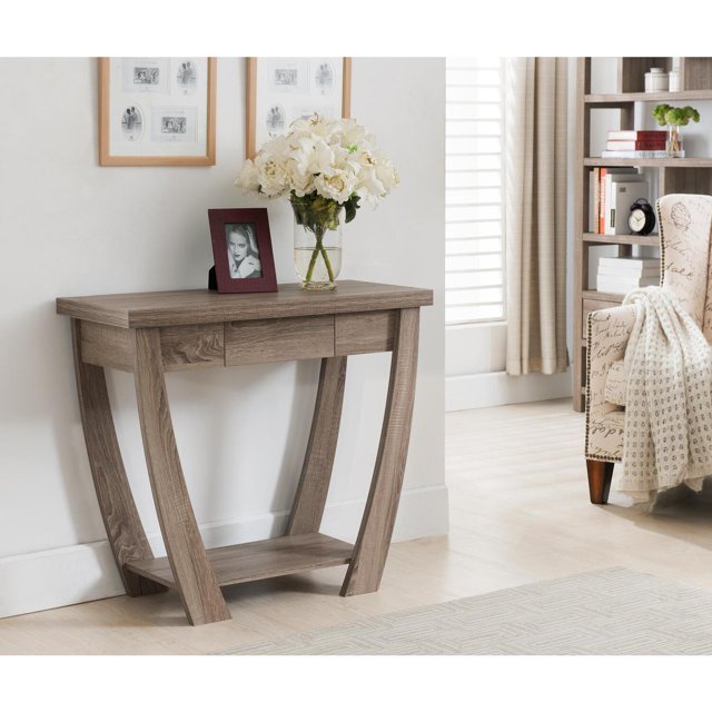 Urbal Furnishings Tessa Curved Entryway Table - Walmart.com