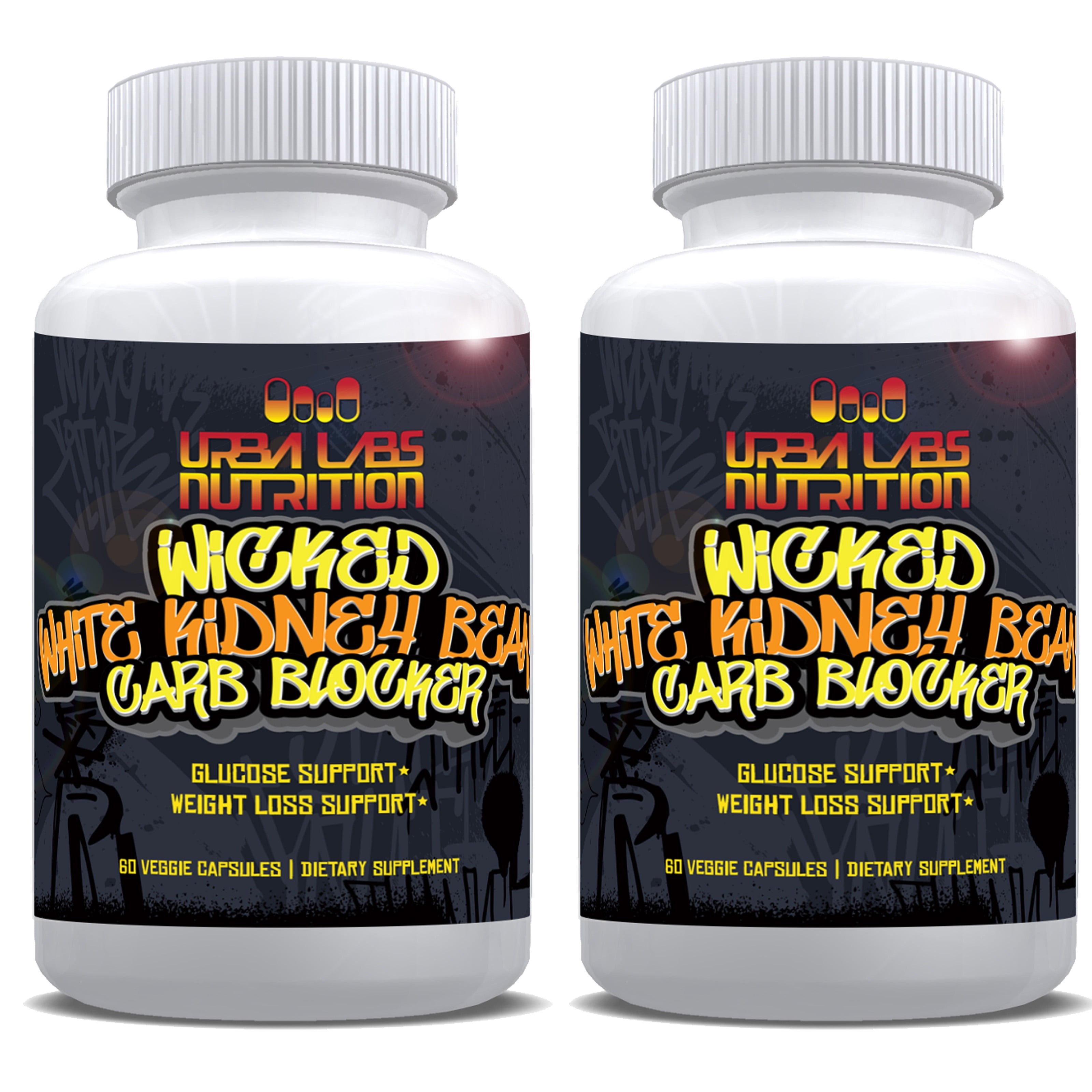 Urbalabs 2 Pack Wicked White Kidney Bean Extract Carb Blocker Natural