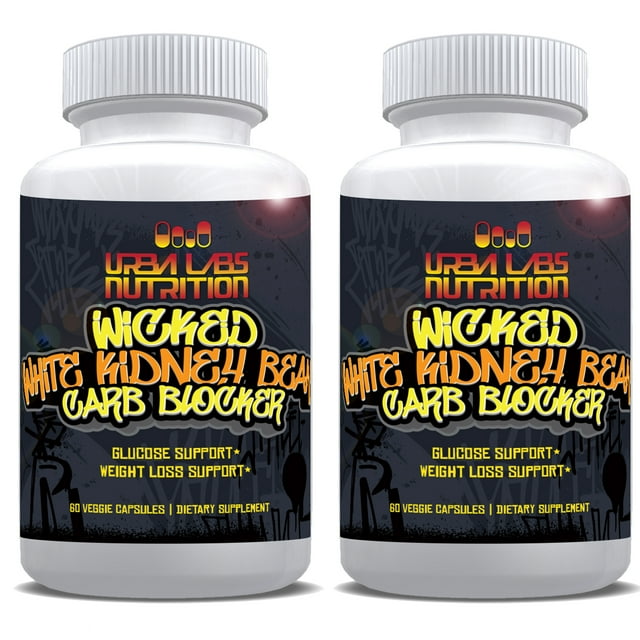 Urbalabs 2 Pack Wicked White Kidney Bean Extract Carb Blocker Natural