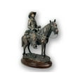 thumbnail image 1 of Urbalabs Bronze Cowboy 14 Inch On Horse Wild West Western Sculpture Statue Old West Office Desk Western Decor Statue Sculpture Cowboy Wild West Decor Country Hand Painted Ranch Rodeo Home, 1 of 6