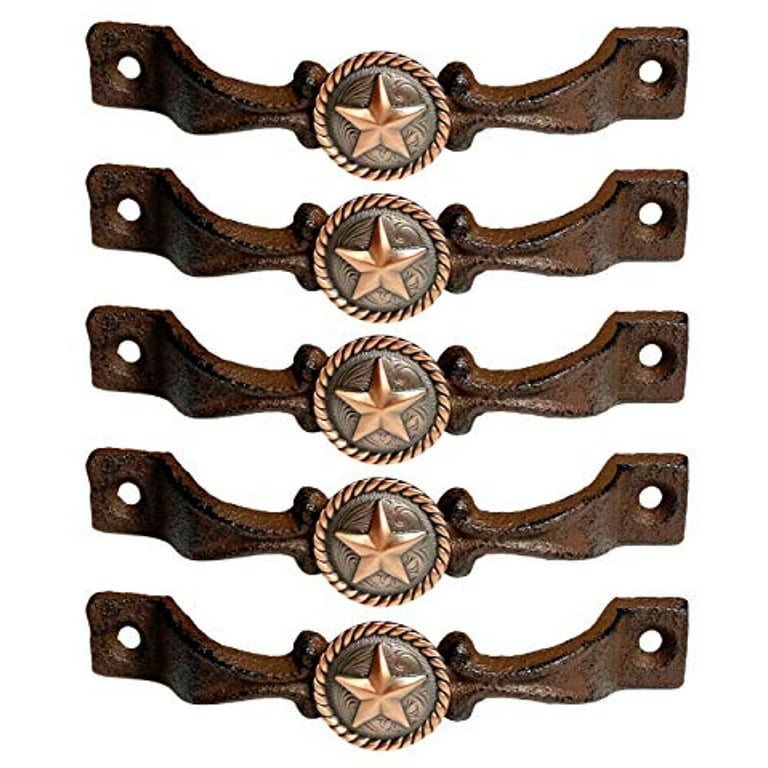 Cast Iron Western Star Drawer Pull Cabinet Handle Cast Iron Western Star Drawer Pull Cabinet Handle