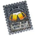thumbnail image 1 of Urbalabs Mancave Beer Signs for Man Cave Garage Large Bar Sign Home Decor, The Man Cave Where Men Hang Out, Man Cave Garage Signs and Vintage Decor Beer Bottle Cap and Mugs, 1 of 7