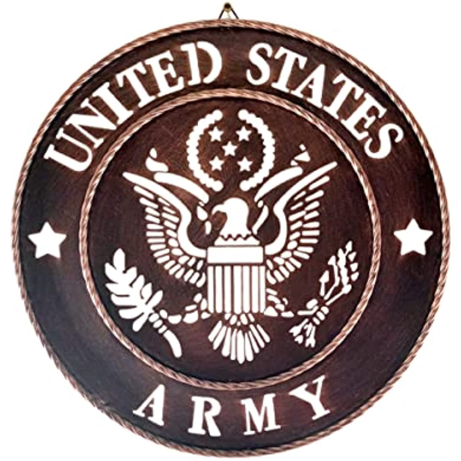 Urbalabs Texas Metal Star 17 Inch Twisted Rope USA United States Army