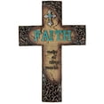 thumbnail image 1 of Urbalabs Western 12 Inch Wall Cross Faith Makes All Things Silver Cross Rustic Cowboy Religious Wall Hanging Cross Country Wall Decor Room Decoration Office Church Home, 1 of 7