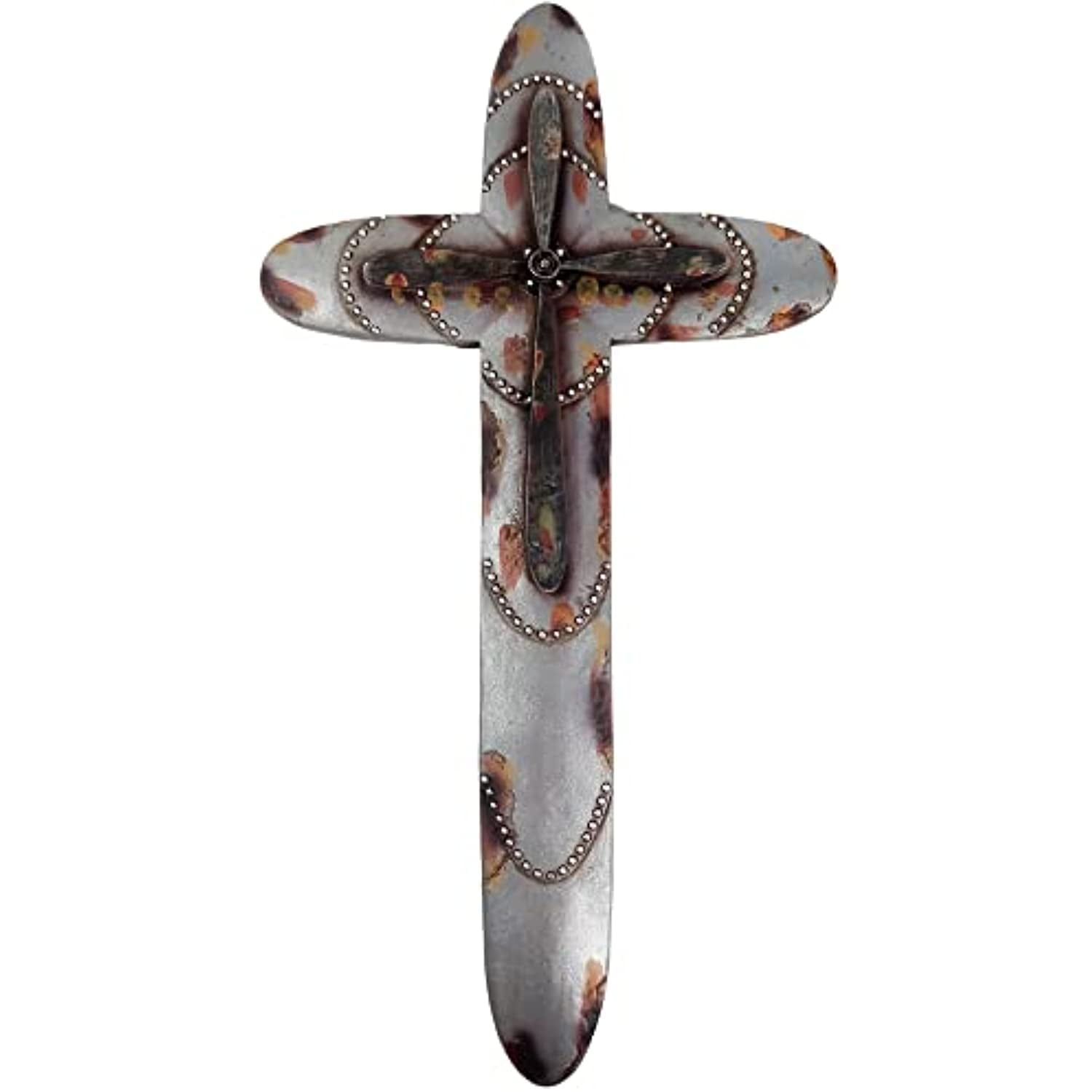 Urbalabs Western 20 Inch Wall Cross Wood-like Rounded Edges With ...
