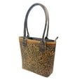 thumbnail image 1 of Urbalabs Western Purse Genuine Leather Hand Tooled Floral Handbag Tote Ladies Bag Leather Chain Strap Purse Hand Stitched (Light Brown), 1 of 11