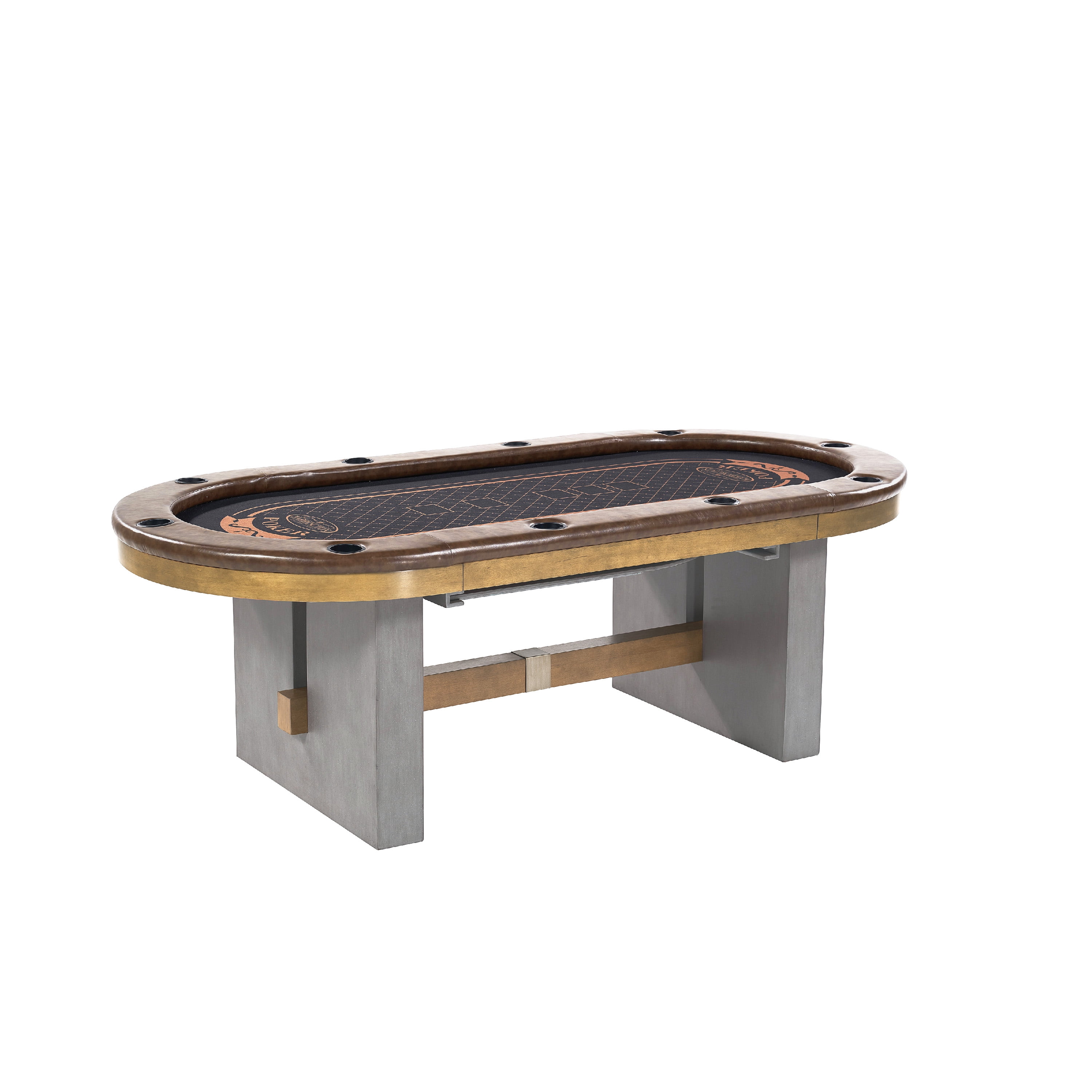 バリントンポーカーテーブル Urban 10 Player Poker Table with Dining Table Top, Not Foldable by