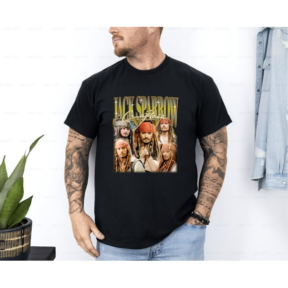 Urban 1972 Jack Sparrow T-Shirt for Pirates of the Caribbean Fans and Collectors, for unsex up to 5XL.