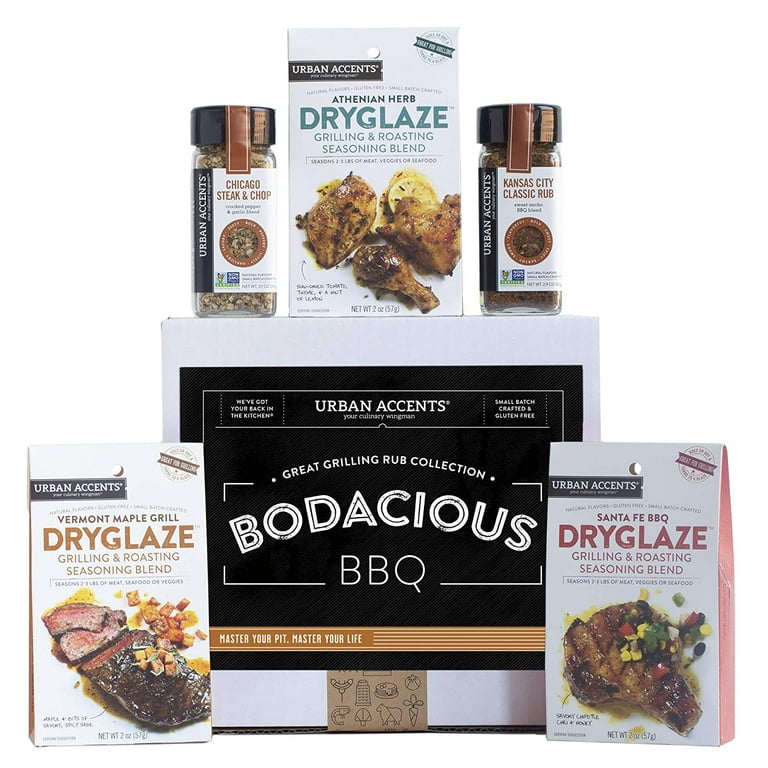 Urban Accents Bodacious BBQ, Gourmet BBQ, Smoking & Grilling Spices and Meat Rub