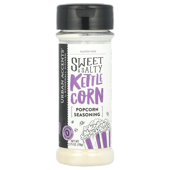 Urban Accents Popcorn Seasoning, Sweet & Salty Kettle Corn, 2.75 oz (78 g)