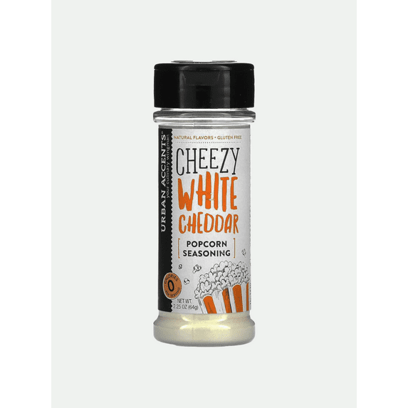 Urban Accents Popcorn Seasoning, Cheezy White Cheddar, 2.25 oz (64 g)