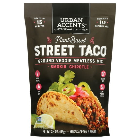 Urban Accents Ua Plant Based Taco Meatless Mix