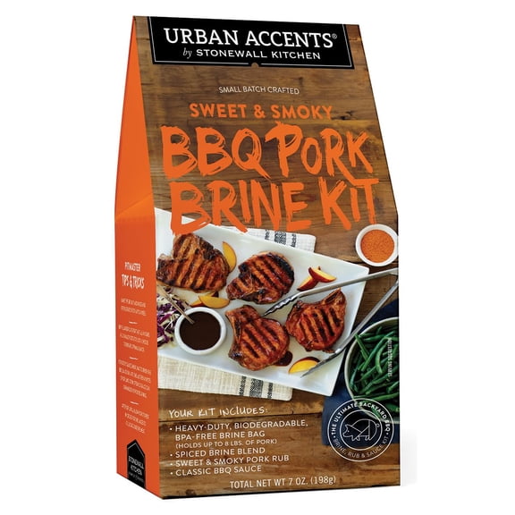 Urban Accents Sweet & Smoky BBQ Pork Brine Kit