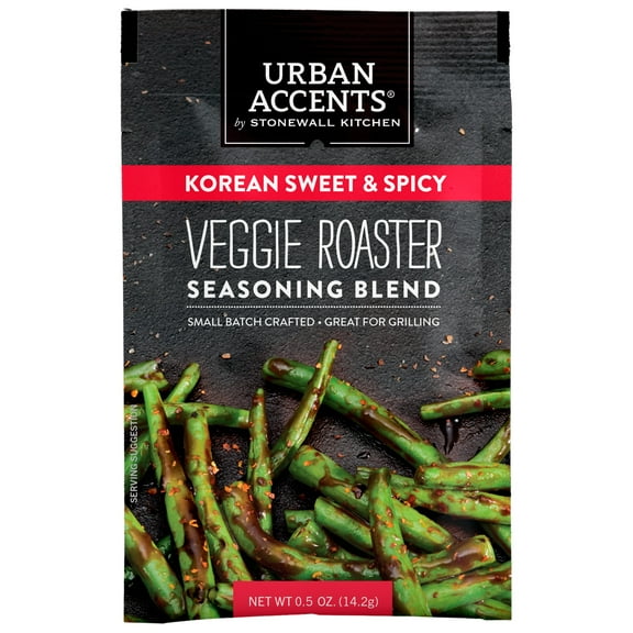 Urban Accents Korean Sweet & Spicy Veggie Roaster Seasoning Blend, 0.5 oz. Pouch