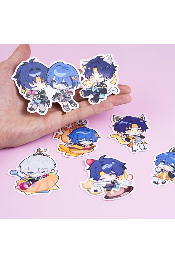 Urban Action RPG Game Harumasa Chibi Waterproof keychains - Anime Fandom Decor, RANDOM 1 PACK