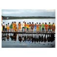 thumbnail image 1 of Urban Afrique  Community of Nzulezu Landscape Paintings, Paintings wall decor, African Painting, 1 of 2