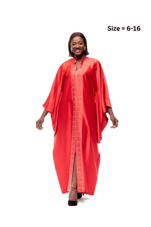 Dresses For Women Red Boubou Dress