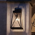 thumbnail image 1 of Urban Ambiance Luxury Coastal Outdoor Wall Light, Size: 19-1/4"H x 10-1/2"W, with Transitional Style Elements, Olde Bronze Finish and Clear Water Shade, UHP1054, 1 of 4