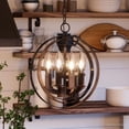 thumbnail image 1 of Urban Ambiance Luxury Coastal Pendant, Size: 11-3/4"H x 10-1/8"W, with Transitional Style Elements, Olde Bronze Finish and Matching Shade, UHP2321, 1 of 3
