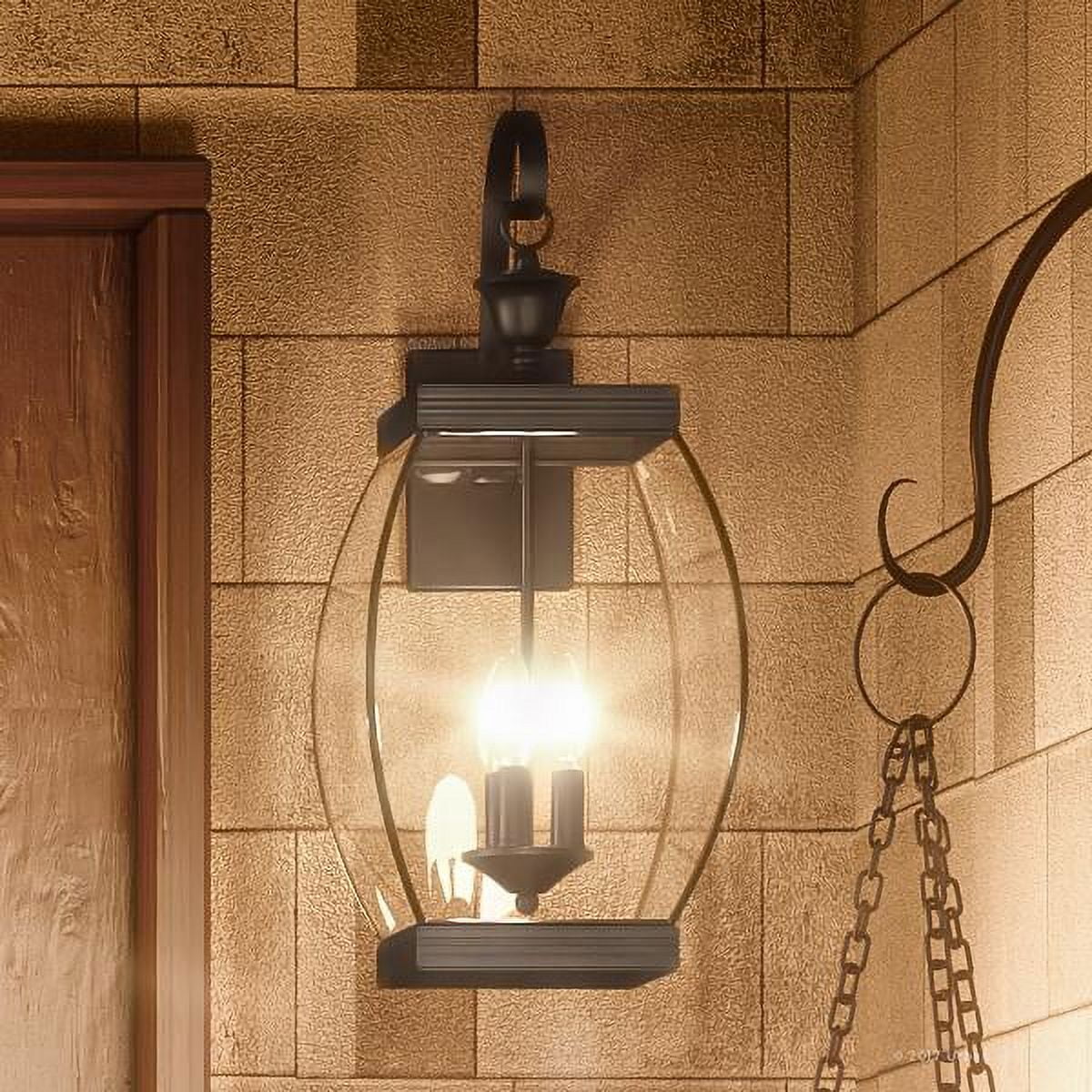Urban Ambiance Luxury Colonial Outdoor Wall Light, Large Size: 2 並行輸入品 Urban Ambiance Luxury Colonial Outdoor Post Light, Large Size: 21