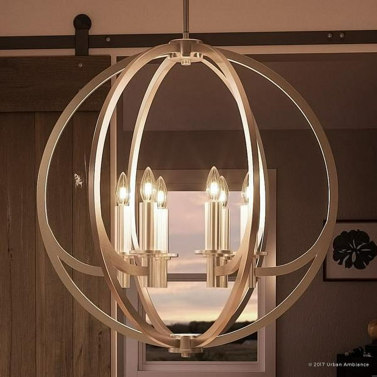 Large globe deals chandelier