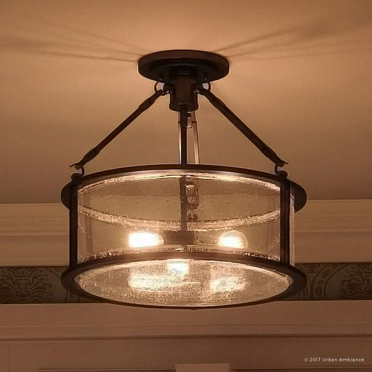 Urban Ambiance Valencia Collection Luxury Industrial Semi-Flush Ceiling Light UQL2133 Urban Ambiance Valencia Collection Luxury Industrial Semi-Flush Ceiling Light UQL2133