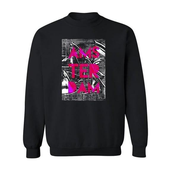 Urban Amsterdam Emblem Sweatshirt Men -Image by Shutterstock, Male 5X-Large