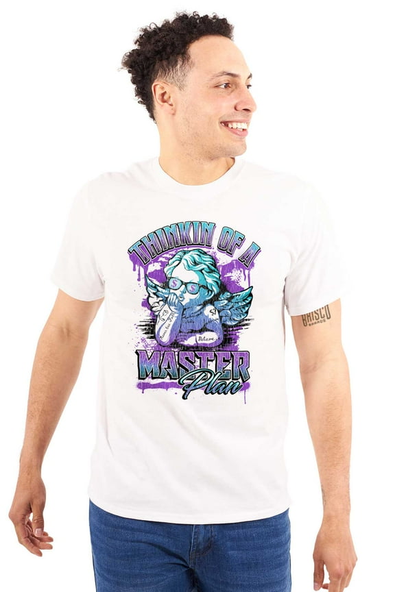 Urban Angel Thinkin Of A Master Plan Men's Graphic T Shirt Tees Brisco Brands S