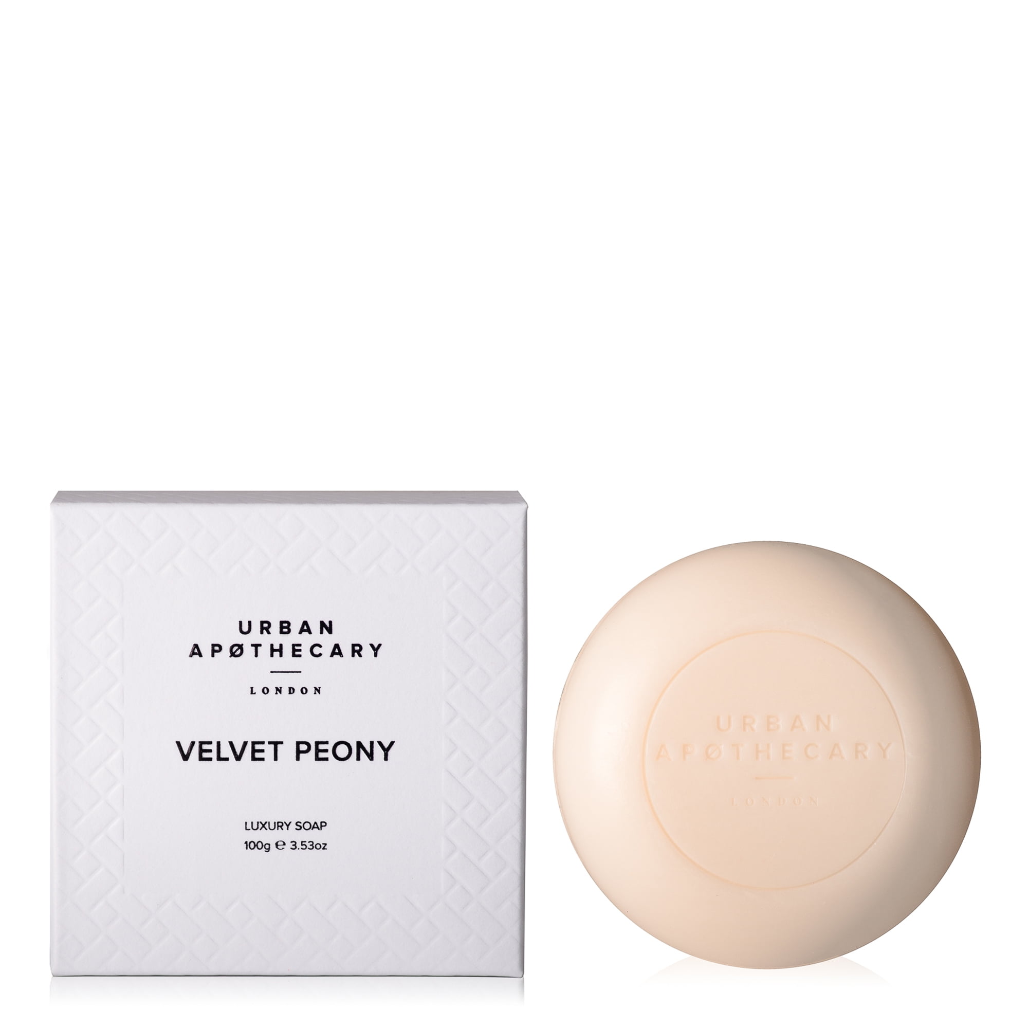 Urban Apothecary Luxury Bar Soap Velvet Peony 100g