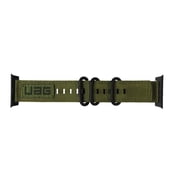 UAG Apple Watch Band 49/46/45/44mm iWatch Series Ultra 3/Ultra 2/Ultra/4-11/SE3/SE2/SE, Strap Nato Eco High Strength Nylon Sporty Replacement Watch Band, Black