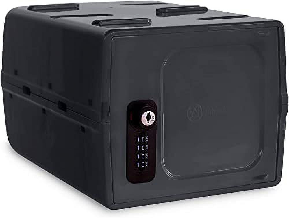 Urban August Combination Lock Standalone Safe Polycarbonate Plastic Graphite