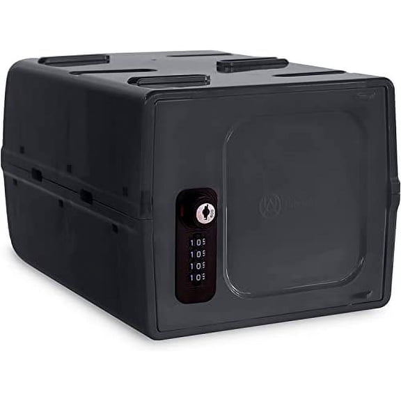 Urban August Combination Lock Standalone Safe Polycarbonate Plastic Graphite