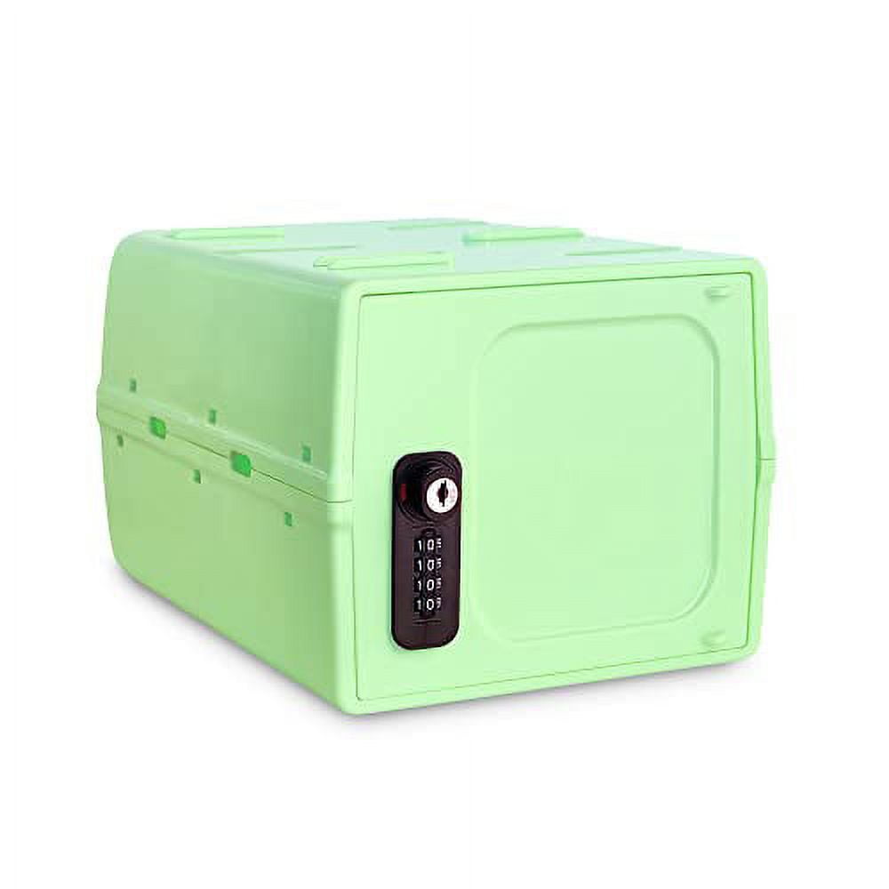 Urban August Dual Combination & Keyed Lock box Lockable Box for Everyday Use MultiPurpose