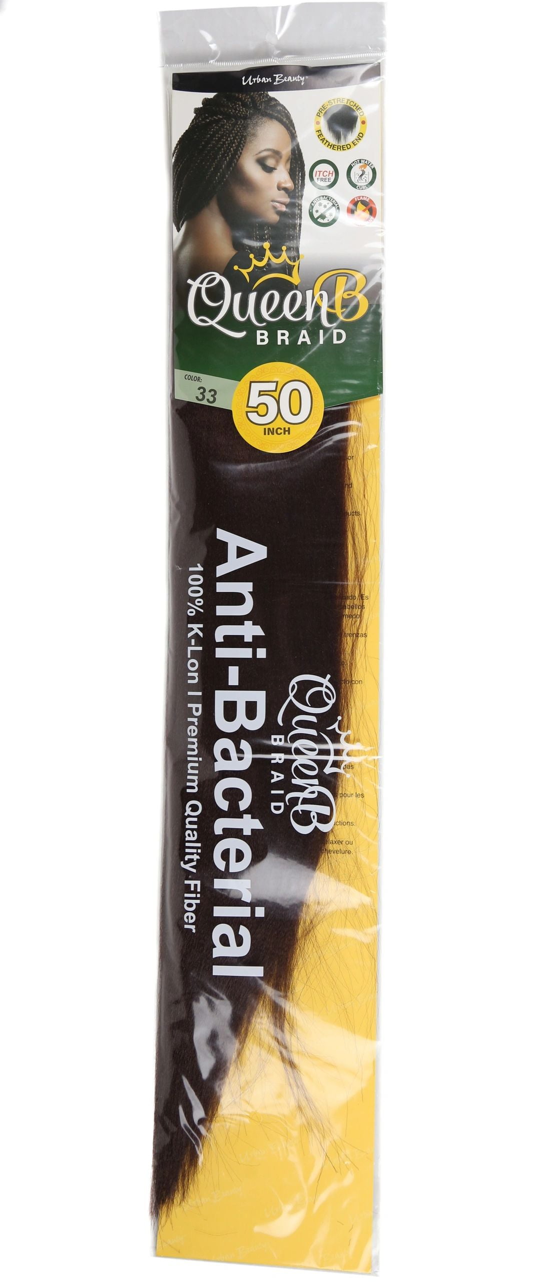 Urban Beauty Queen B Braid Synthetic 50 Inch Color 33 - Walmart.com