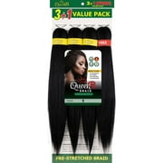 Urban Beauty Queen B Braid Synthetic 3 + 1 Value Pack 30 Inch Color 1