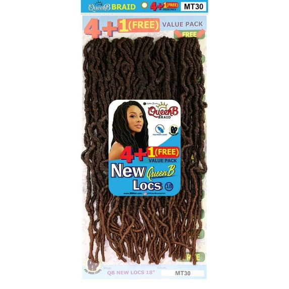 QueenB 5X New Locs Value Pack 18" - MT30