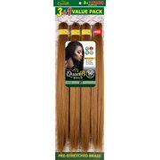 QueenB 4X Value Pack Pre-Stretched Braiding Hair 50    Color #27